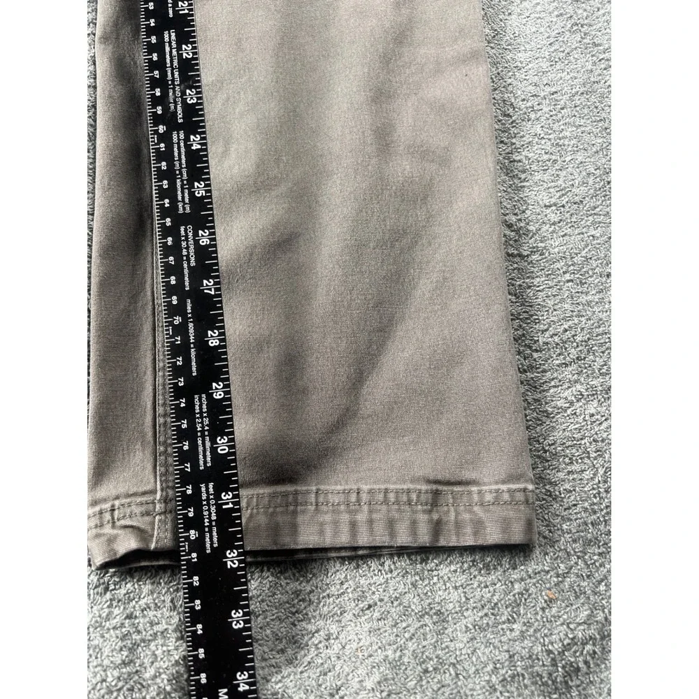 Duluth Trading Co Flex Fire Hose Pants Mens 40x32 Gray Canvas Work‎ Utility